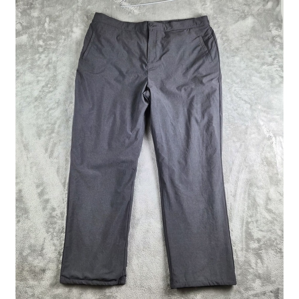 Stormpack Snow Pants Mens XXL Gray Fleece Lined‎ Outdoor Warm Skiing 38x30